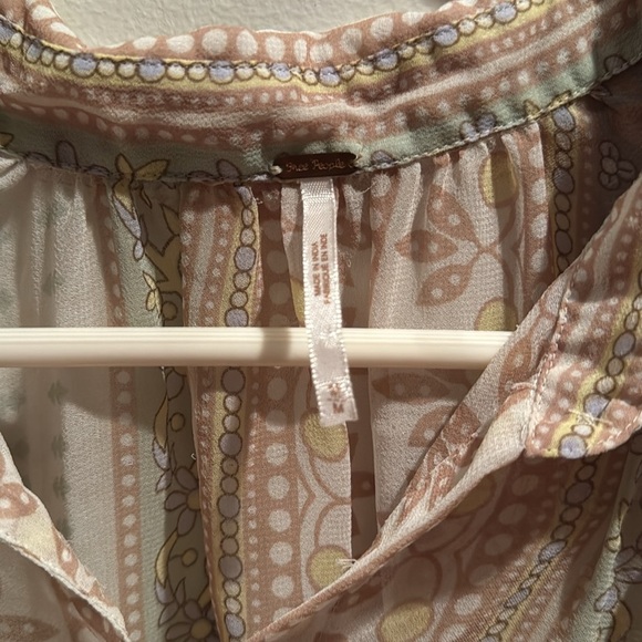 Free People Moonlight Mile sheer button top medium - Picture 4 of 9